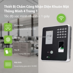 Máy chấm công khuôn mặt zkteco mb20-vl – giải pháp quản lý nhân sự thông minh, chính xác