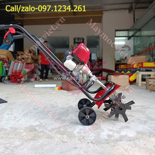 Máy sạc cỏ vuông 4 thì gx35 đẩy tay
