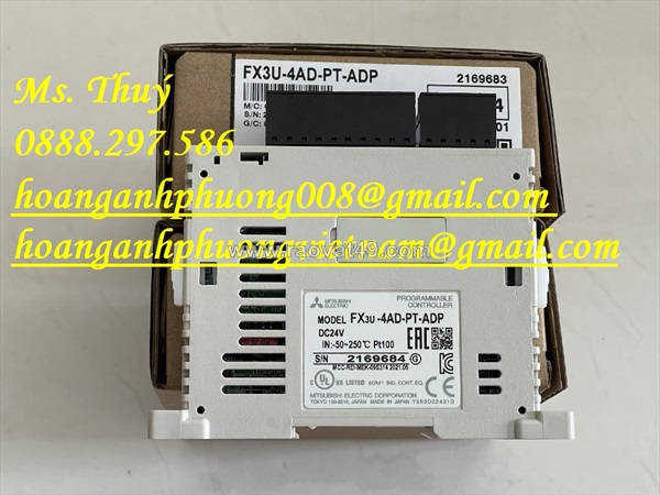 Mitsubishi fx3u-4ad-pt-adp - mô đun giá tốt - bình dương