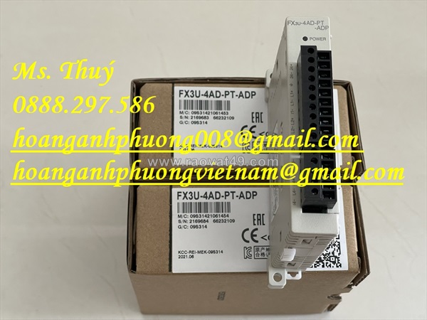 Mitsubishi fx3u-4ad-pt-adp - mô đun giá tốt - bình dương