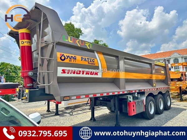 Mooc ben tự đổ yunli thùng u 24,1 khối 2026 – mẫu mới, sẵn mooc giao ngay