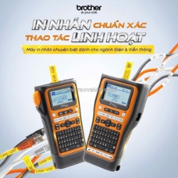 Nâng tầm chuyên nghiệp công trình với máy in nhãn brother pt-e310btvp & pt-e560btvp