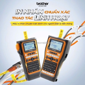 Nâng tầm chuyên nghiệp công trình với máy in nhãn brother pt-e310btvp & pt-e560btvp