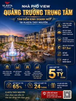 Nhà phố vlasta thủy nguyên view quảng trường trung tâm – tâm điểm kinh doanh mới