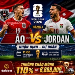 Nhận định áo vs jorda11h00 ngày 17/6 | world cup 2026