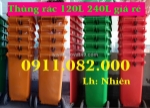 Nơi bán thùng rác nhựa giá rẻ hàng chất lượng- thùng rác 120l 240l siêu dầy- lh 0911082000