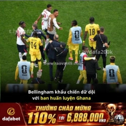 Nóng: jude bellingham khẩu chiến cực căng với ban huấn luyện ghana