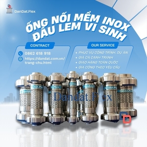 Ống nối mềm inox chịu nhiệt – giải pháp kết nối an toàn cho hệ thống công nghiệp
