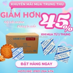 Oxytoc, gói hút oxy chỉ từ 300 đồng, chống mốc bánh trung thu