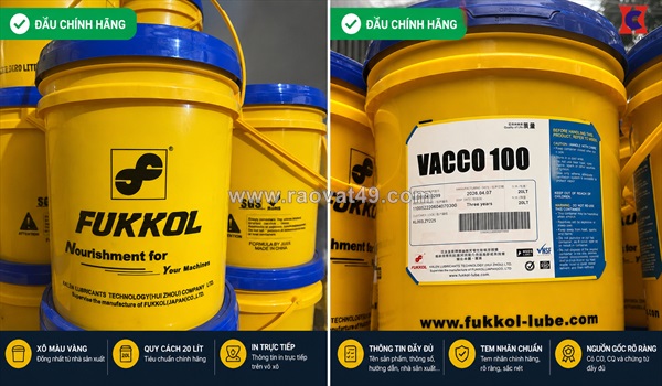 Phân biệt dầu vacco 100 chính hãng và hàng giả mới nhất