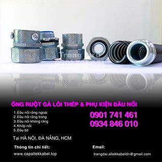 Phân phối ống ruột gà lõi thép bọc nhựa giá tốt tại bình định, phú yên, ninh thuận