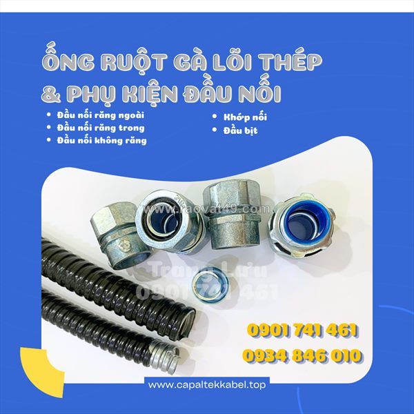 Phân phối ống ruột gà lõi thép bọc nhựa giá tốt tại bình định, phú yên, ninh thuận
