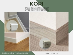 Phào chân tường nhựa bản 7cm, 8cm, 9cm đủ mẫu tại hà nội
