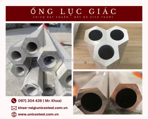 Phôi ống thép lục giác định hình unico: giải pháp bẻ gãy gánh nặng chi phí và cứu nguy giờ máy cnc cho xưởng cơ khí