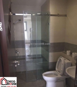 Phòng tắm kính vách ngăn cố định – giải pháp tối giản mà tinh tế