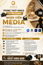 Phong thuỷ araca tuyển nhân viên media tp.hcm