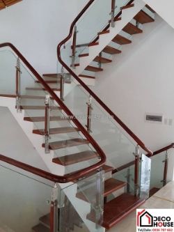Quy trình thi công cầu thang kính tại hà nội chuẩn kỹ thuật