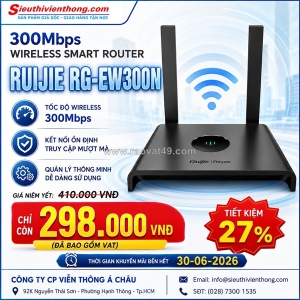 Ruijie rg-ew300n: wifi ổn định – phủ sóng mạnh mẽ - giá tốt