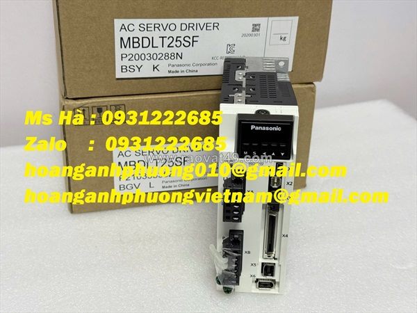 Servo panasonic mbdlt25sf điều khiển vị trí - tốc độ - mô men
