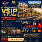 Shop house vlasta thủy nguyên kết nối vsip hải phòng – dòng tiền thực tế