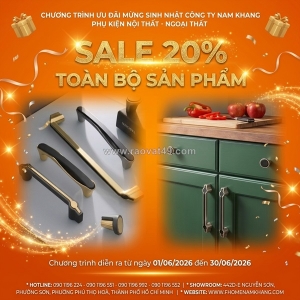 Sinh nhật vàng - sale rộn ràng
