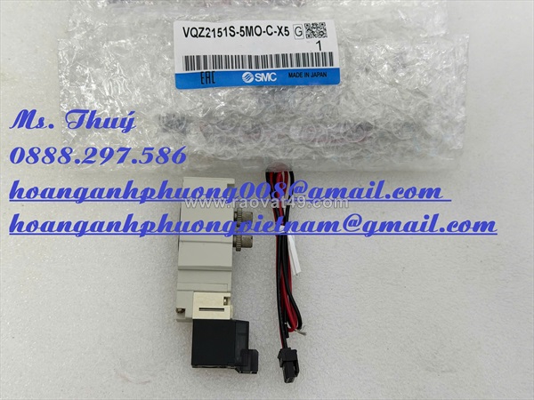 Smc vqz2151s-5mo-c-x5 - solenoid valve - hoàng anh phương