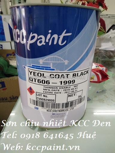 Sơn chịu nhiệt 600 độ kcc (mã kcc qt606) tại tphcm 091641645 huệ