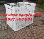 Sọt nhựa hở( sọt nguyên sinh), sọt nhựa rỗng,sọt đựng hải sản, sọt đựng nông sản