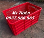 Sọt nhựa, sọt nguyên sinh trong kho lạnh, sọt chứa hải sản