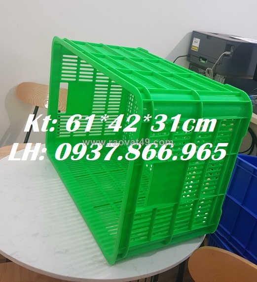 Sọt nhựa, sọt nguyên sinh trong kho lạnh, sọt chứa hải sản
