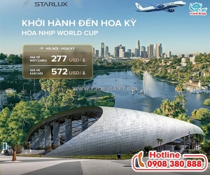 Starlux airlines ưu đãi vé hà nội đi hoa kỳ