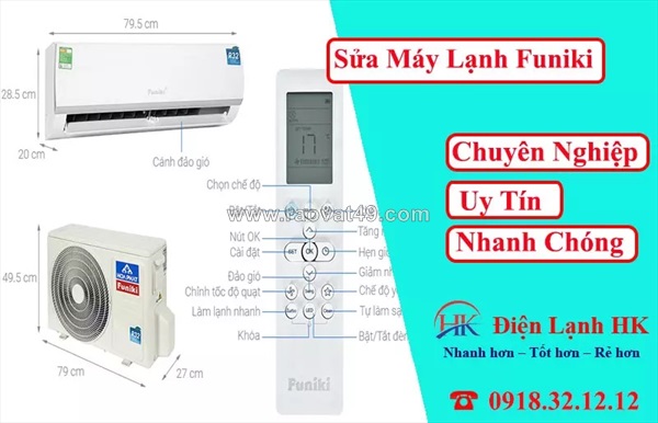 Sửa điều hòa funiki uy tín, nhanh chóng - khắc phục mọi sự cố tại nhà