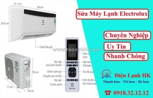 Sửa máy lạnh electrolux tại nhà uy tín, nhanh chóng, giá hợp lý