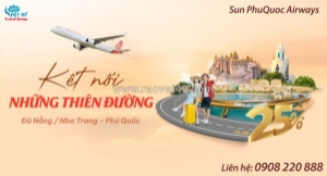 Sun phuquoc airways giảm 25% giá vé đi phú quốc