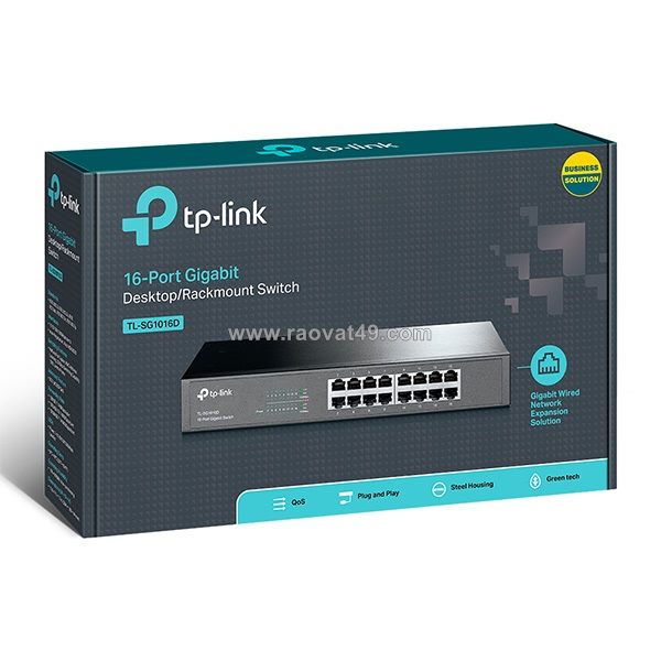 Switch tp-link tl-sg1016d 16 port gigabit