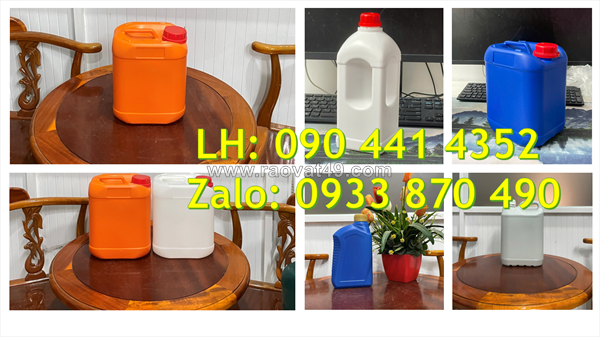 Sx can nhựa 2 lít đựng hóa chất, can nhựa 5 lít dày đựng axit, giá tận xưởng