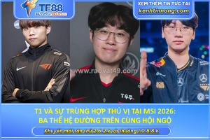 T1 và sự trùng hợp thú vị tại msi 2026: ba thế hệ đường trên cùng hội ngộ