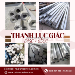Thanh lục giác s45c và s50c nhập khẩu chính ngạch: giải pháp phôi chuẩn biên dạng đồng tâm giúp tối ưu hóa tiến độ gia công và nâng cao độ bền cho chi tiết máy chịu tải trọng cao