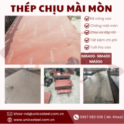 Thép tấm chịu mài mòn đặc chủng nm400 / nm450 / nm500: giải pháp kháng va đập và tối ưu chi phí vận hành cho công nghiệp nặng