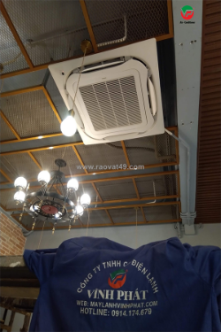 Thi công điều hòa âm trần daikin cho quán café/studio/showroom giá sỉ giá rẻ hơn thị trường