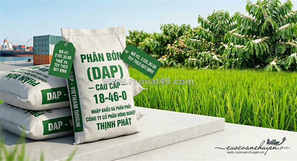 Thủ tục xuất khẩu phân bón dap (diammonium phosphate)