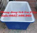 Thùng 750l, bán thùng dung tích lớn giao hàng toàn quốc, thùng dung tích lớn nuôi cá tầm