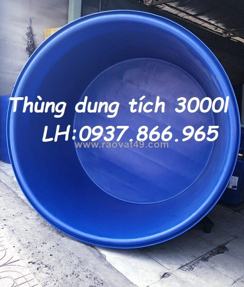 Thùng 750l, bán thùng dung tích lớn giao hàng toàn quốc, thùng dung tích lớn nuôi cá tầm