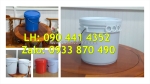 Thùng đựng sơn 20 lít nhựa nguyên sinh, xô nhựa 22 lít đựng sơn sinh học, thùng nhựa 30 lít đựng sơn nhám