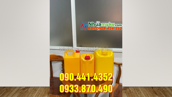 Thùng nhựa 10 lít dày, can 20 lít nhựa nguyên phẩm, can 25 lít đựng accetone