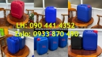 Thùng nhựa 25 lít, can nhựa 22 lít đựng chất xử lý nước, can nhựa 20 lít đựng dầu nhờn ngành kĩ thuật