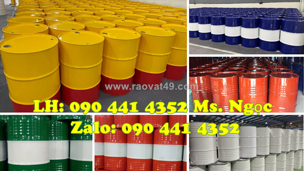 Thùng phuy nhựa 220 lít mới, thùng phuy nhựa 120 lít tại thái lan, vỏ thùng phuy nhựa 100ml đựng axit