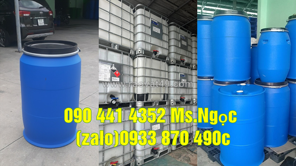 Thùng phuy nhựa 30 lít đựng hóa chất, những công dụng khác của thùng phuy nhựa 30 lít