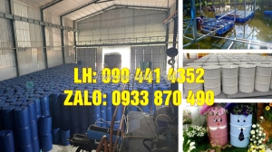 Thùng phuy nhựa nắp kín tưới tiêu cây trồng, thùng phuy nhựa đựng thực phẩm chăn nuôi
