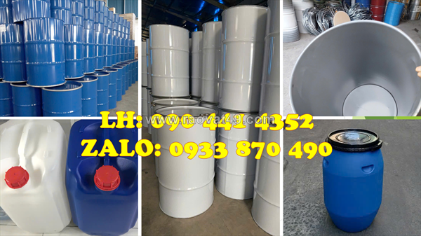 Thùng phuy sắt đựng cồn, thùng phuy sắt 220 lít đựng rượu, thùng phuy sắt 220 lít đựng chất lên men